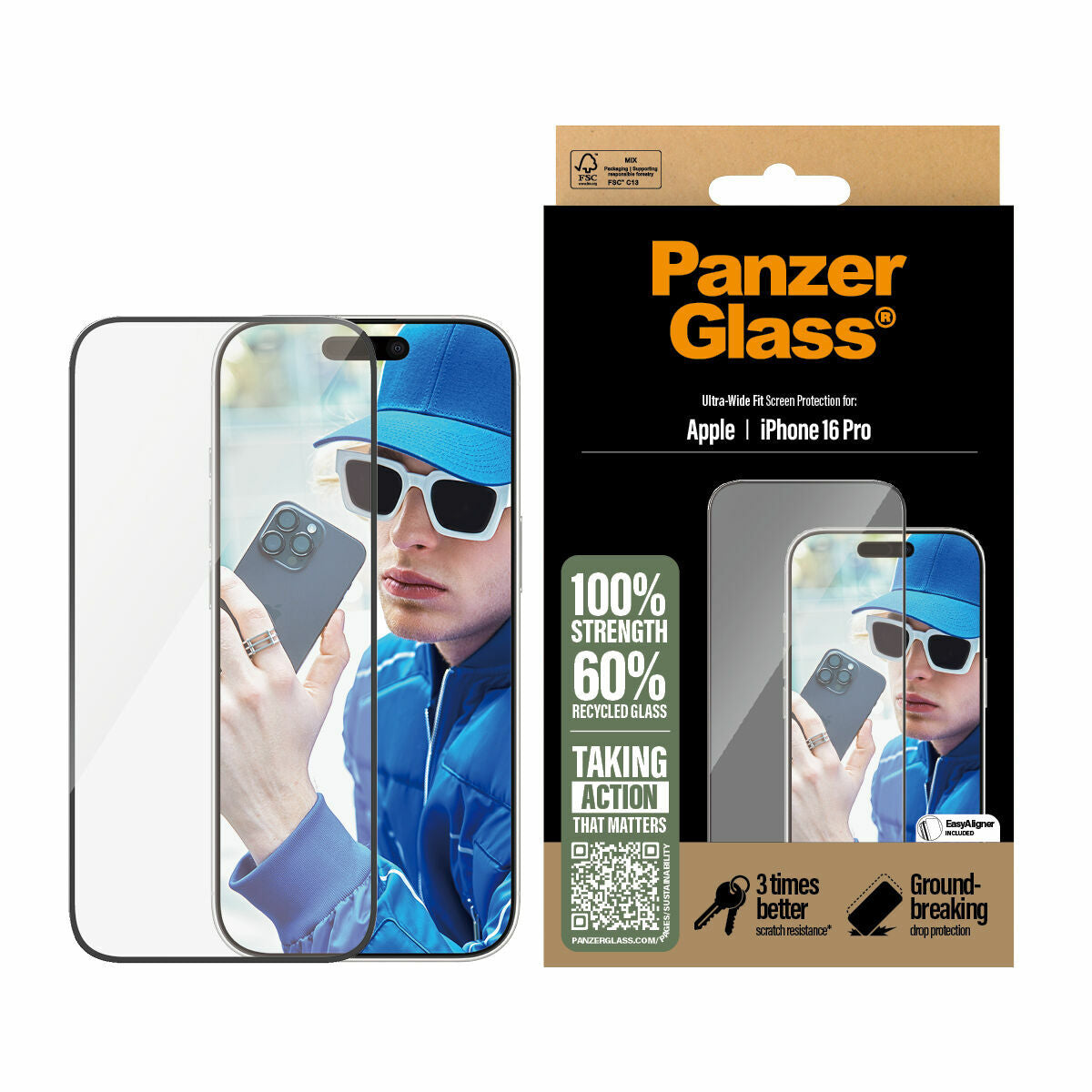 Mobile Screen Protector PanzerGlass iPhone 16 Pro