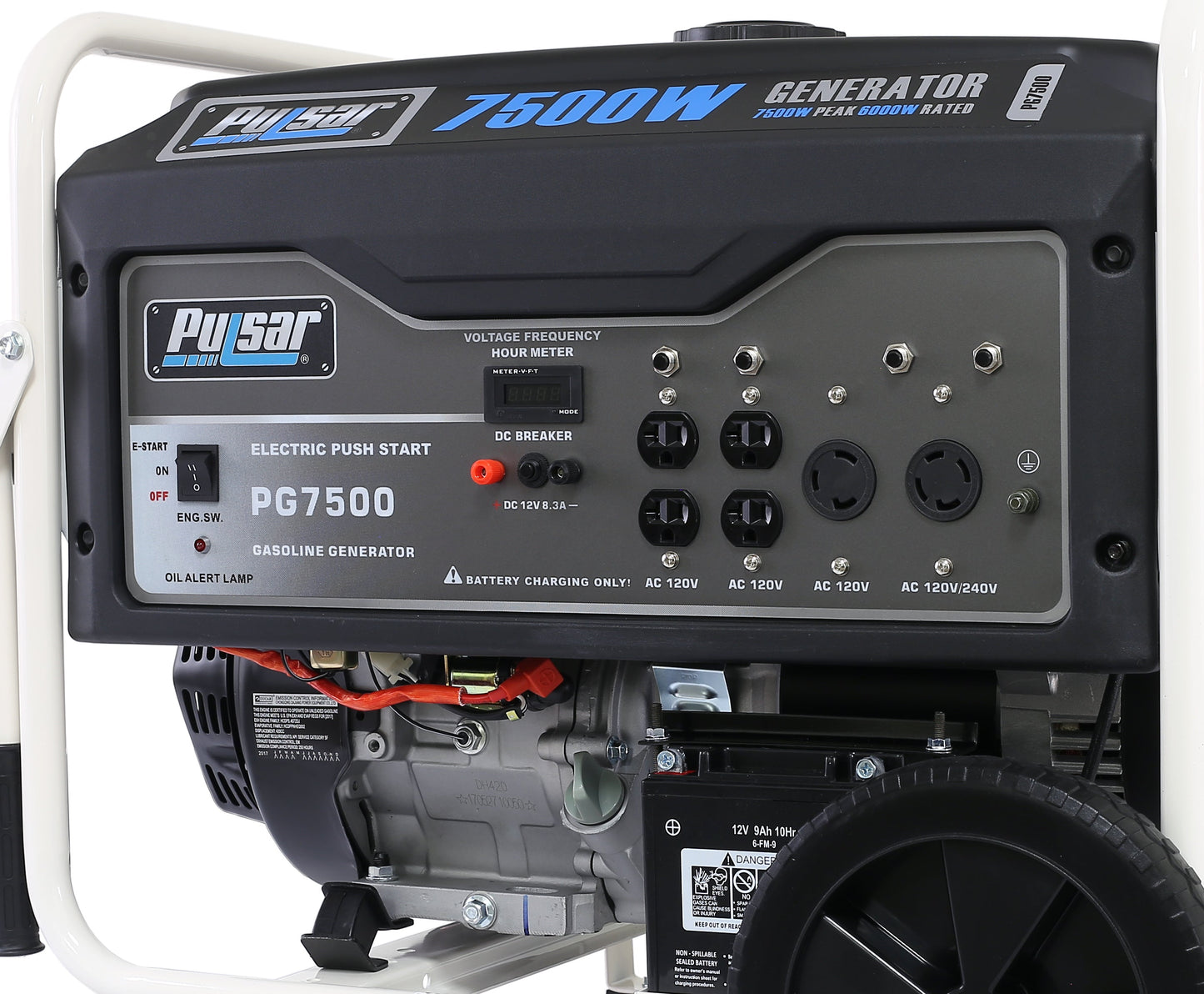 Pulsar 7500W Gas Powered Generator