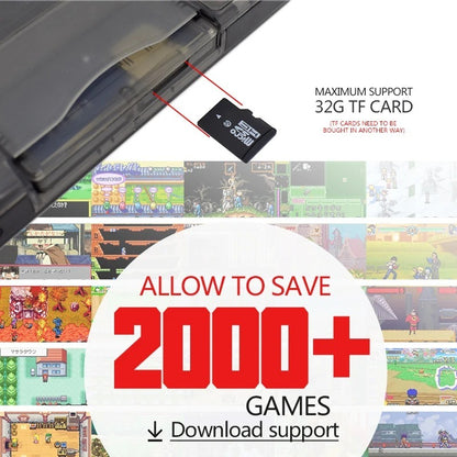 Long GBA retro handheld console retro game classic retro mini game handheld game console can connect to TV