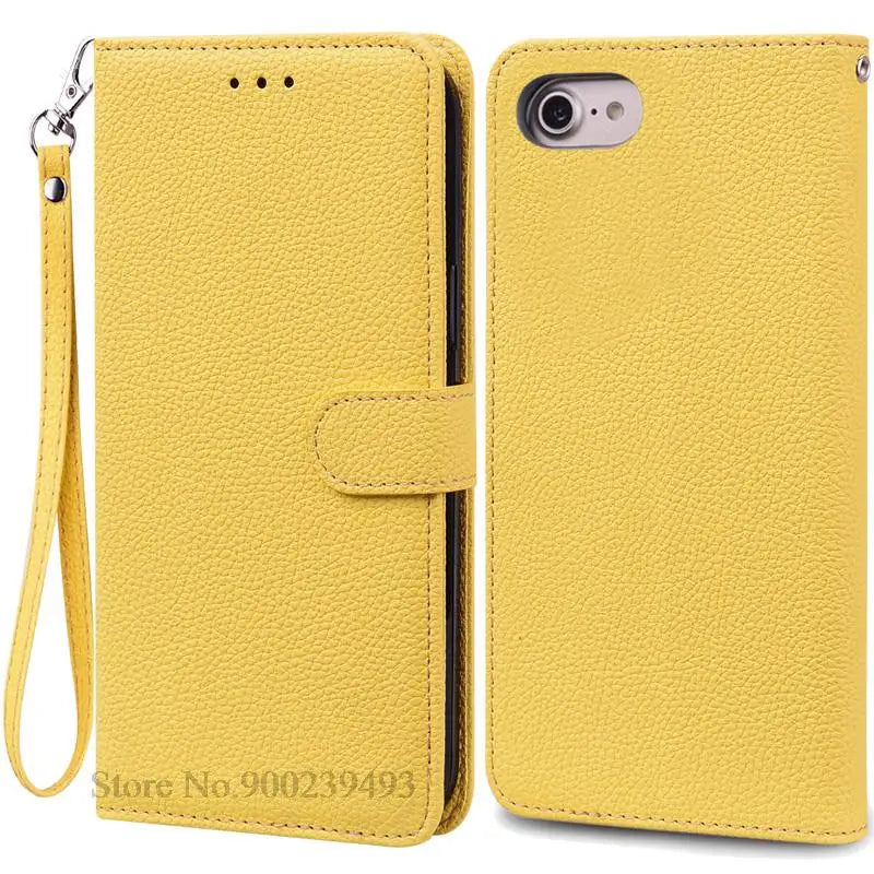 SE2 SE3 Luxury Leather Wallet Case For iPhone SE 2020 Case SE 2 Shockproof Silicon Flip Case for iPhone SE 2022 Case SE 3 Fundas