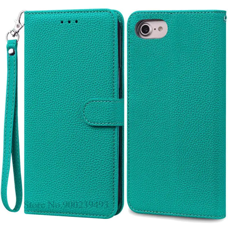 SE2 SE3 Luxury Leather Wallet Case For iPhone SE 2020 Case SE 2 Shockproof Silicon Flip Case for iPhone SE 2022 Case SE 3 Fundas