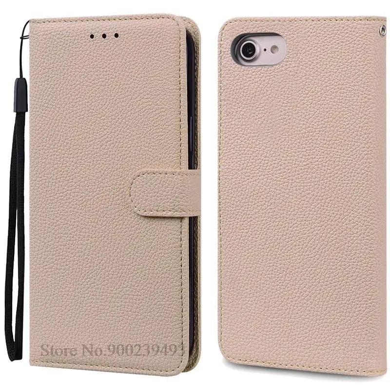 SE2 SE3 Luxury Leather Wallet Case For iPhone SE 2020 Case SE 2 Shockproof Silicon Flip Case for iPhone SE 2022 Case SE 3 Fundas
