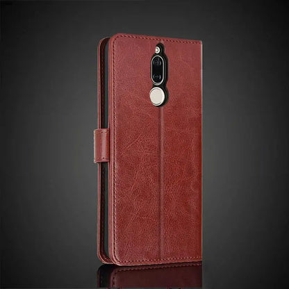 Card Holder Leather Case for Huawei Mate 10 Lite Pu Leather Flip Cover Retro Wallet Phone Bag Fitted Case Business Fundas Coque