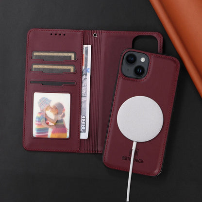 Detachable Magnetic Case for Iphone 16 15 14 13 12 11 Pro Max Mini XR X XS 6 6s 7 8 Plus SE RFID Protect Leather Wallet Cover
