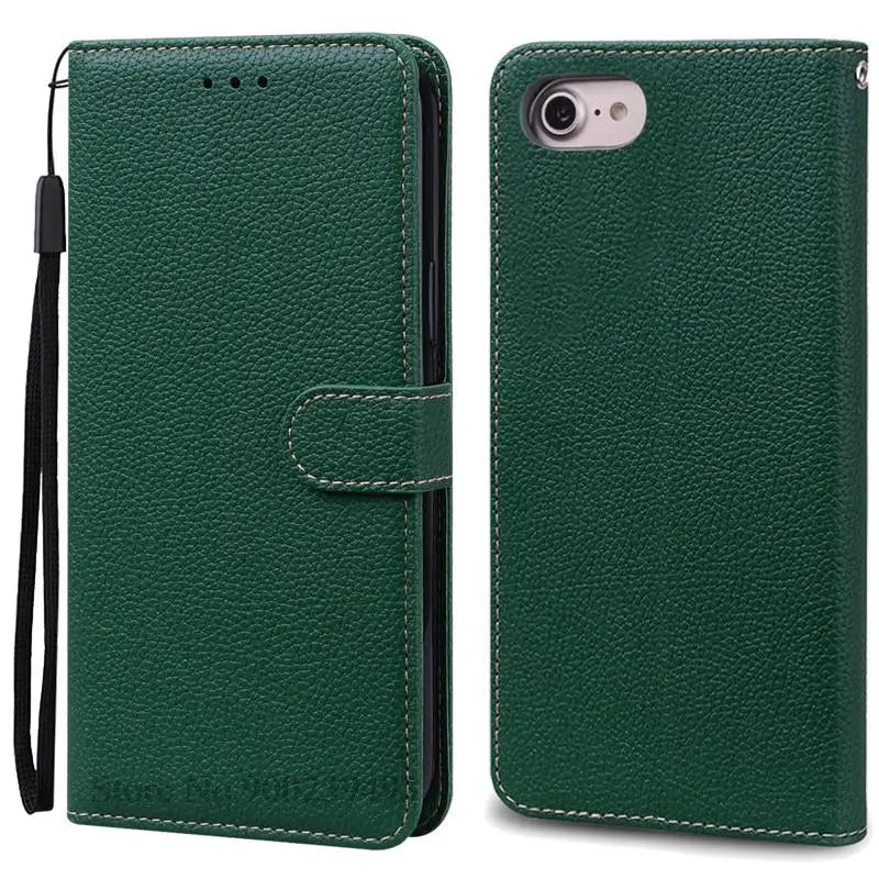 SE2 SE3 Luxury Leather Wallet Case For iPhone SE 2020 Case SE 2 Shockproof Silicon Flip Case for iPhone SE 2022 Case SE 3 Fundas