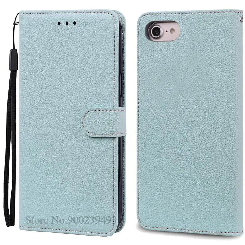 SE2 SE3 Luxury Leather Wallet Case For iPhone SE 2020 Case SE 2 Shockproof Silicon Flip Case for iPhone SE 2022 Case SE 3 Fundas