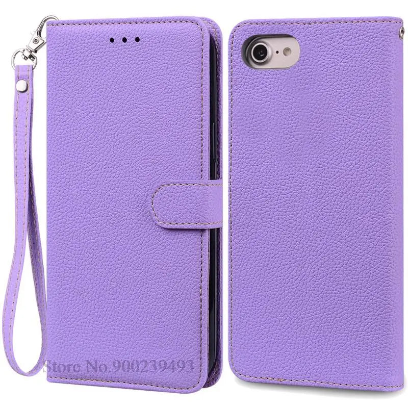 SE2 SE3 Luxury Leather Wallet Case For iPhone SE 2020 Case SE 2 Shockproof Silicon Flip Case for iPhone SE 2022 Case SE 3 Fundas