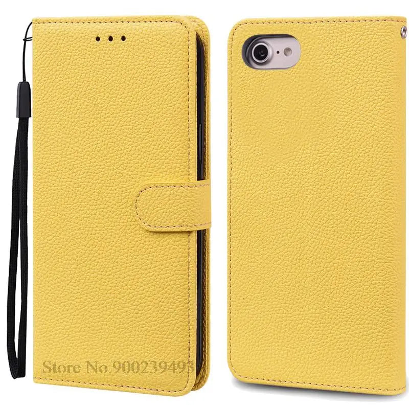 SE2 SE3 Luxury Leather Wallet Case For iPhone SE 2020 Case SE 2 Shockproof Silicon Flip Case for iPhone SE 2022 Case SE 3 Fundas