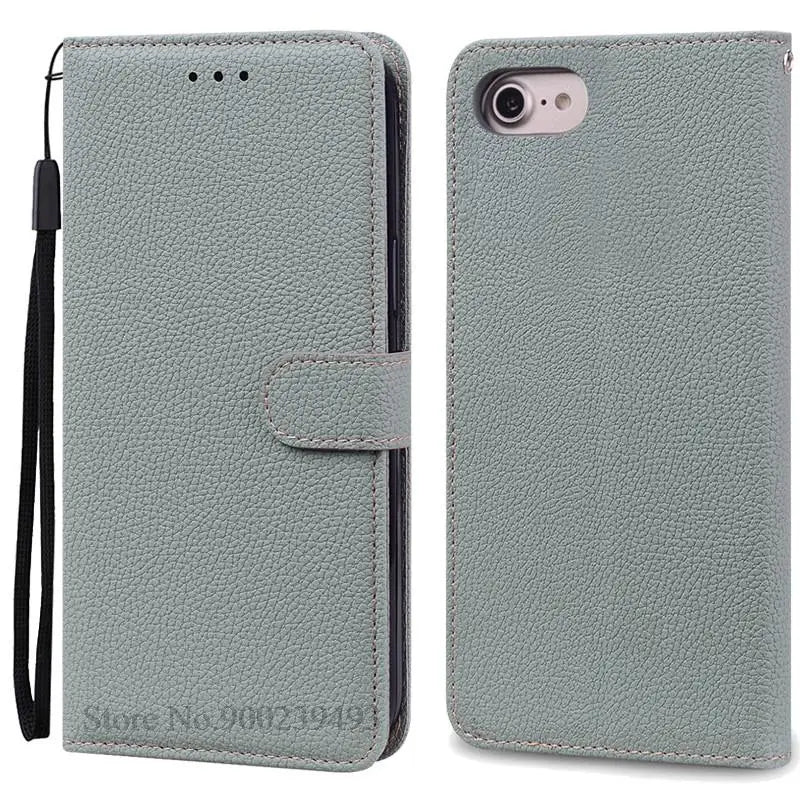 SE2 SE3 Luxury Leather Wallet Case For iPhone SE 2020 Case SE 2 Shockproof Silicon Flip Case for iPhone SE 2022 Case SE 3 Fundas