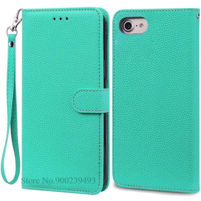SE2 SE3 Luxury Leather Wallet Case For iPhone SE 2020 Case SE 2 Shockproof Silicon Flip Case for iPhone SE 2022 Case SE 3 Fundas