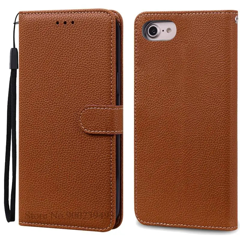 SE2 SE3 Luxury Leather Wallet Case For iPhone SE 2020 Case SE 2 Shockproof Silicon Flip Case for iPhone SE 2022 Case SE 3 Fundas