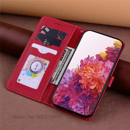 SE2 SE3 Luxury Leather Wallet Case For iPhone SE 2020 Case SE 2 Shockproof Silicon Flip Case for iPhone SE 2022 Case SE 3 Fundas