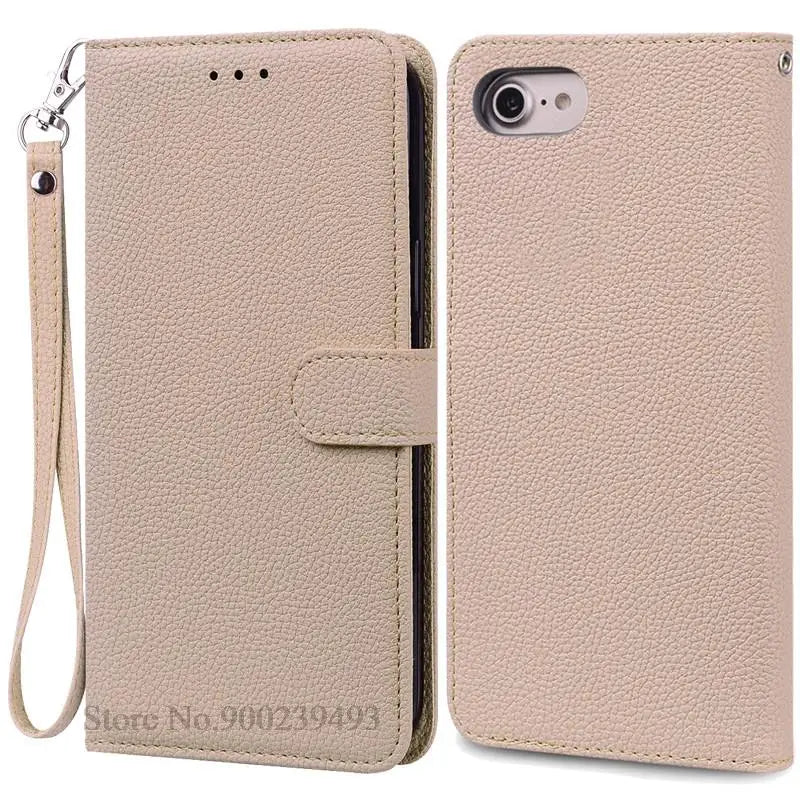 SE2 SE3 Luxury Leather Wallet Case For iPhone SE 2020 Case SE 2 Shockproof Silicon Flip Case for iPhone SE 2022 Case SE 3 Fundas