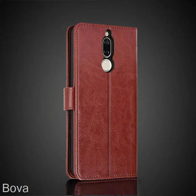 Card Holder Leather Case for Huawei Mate 10 Lite Pu Leather Flip Cover Retro Wallet Phone Bag Fitted Case Business Fundas Coque