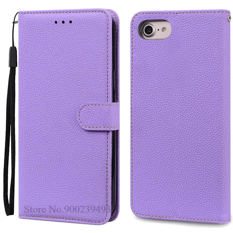 SE2 SE3 Luxury Leather Wallet Case For iPhone SE 2020 Case SE 2 Shockproof Silicon Flip Case for iPhone SE 2022 Case SE 3 Fundas