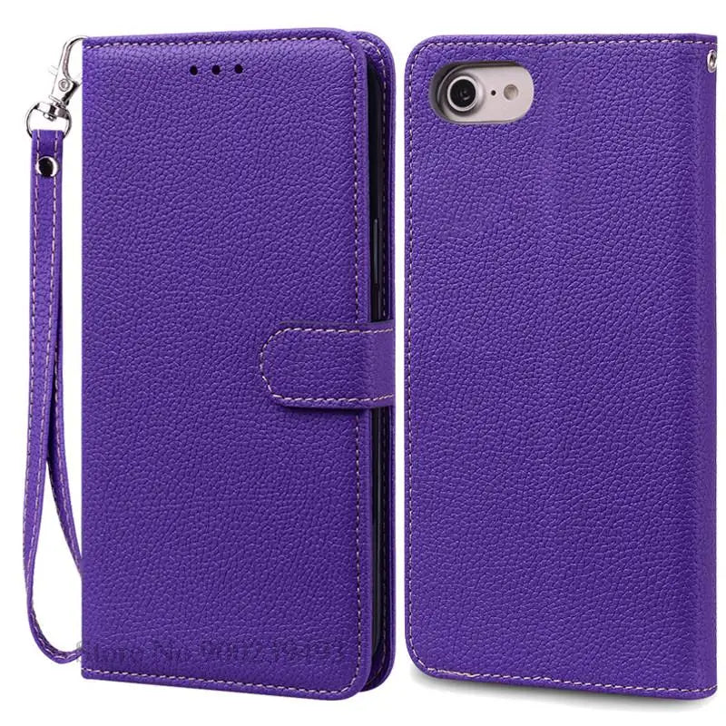 SE2 SE3 Luxury Leather Wallet Case For iPhone SE 2020 Case SE 2 Shockproof Silicon Flip Case for iPhone SE 2022 Case SE 3 Fundas