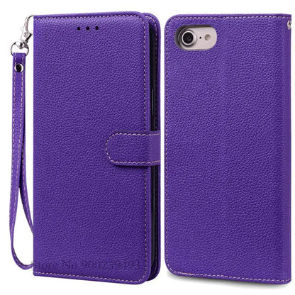 SE2 SE3 Luxury Leather Wallet Case For iPhone SE 2020 Case SE 2 Shockproof Silicon Flip Case for iPhone SE 2022 Case SE 3 Fundas
