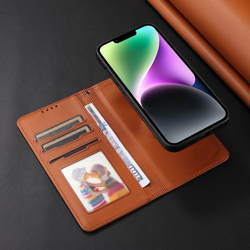Detachable Magnetic Case for Iphone 16 15 14 13 12 11 Pro Max Mini XR X XS 6 6s 7 8 Plus SE RFID Protect Leather Wallet Cover