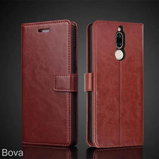 Card Holder Leather Case for Huawei Mate 10 Lite Pu Leather Flip Cover Retro Wallet Phone Bag Fitted Case Business Fundas Coque