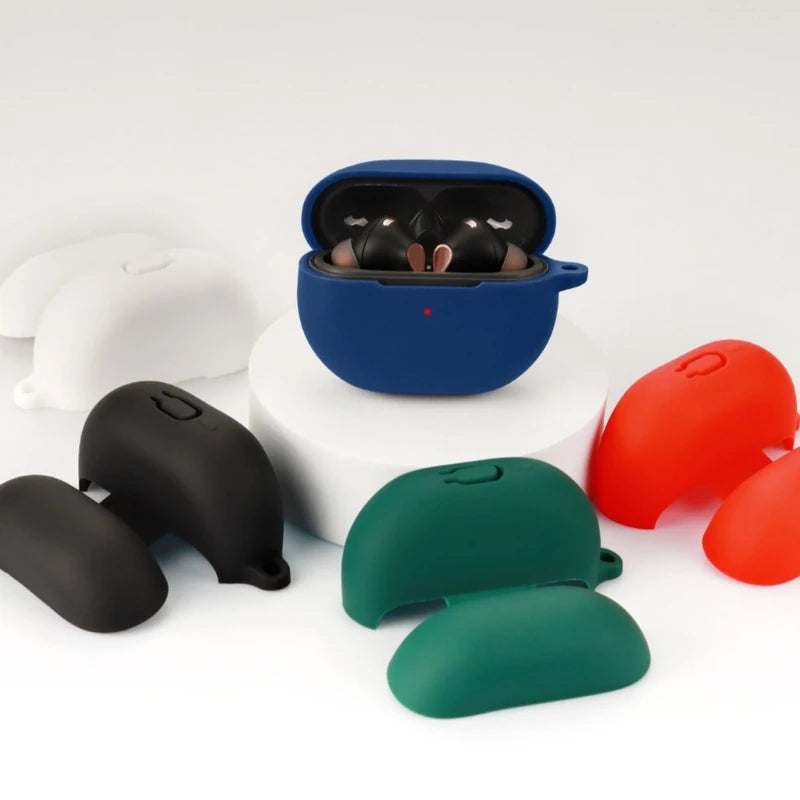 Headphone Housing Skin-friendly Cover for Sound Peats Capsule 3 Pro Washable-Protector Non-slip Sleeve Impact-resistant