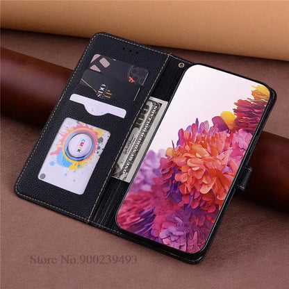 SE2 SE3 Luxury Leather Wallet Case For iPhone SE 2020 Case SE 2 Shockproof Silicon Flip Case for iPhone SE 2022 Case SE 3 Fundas