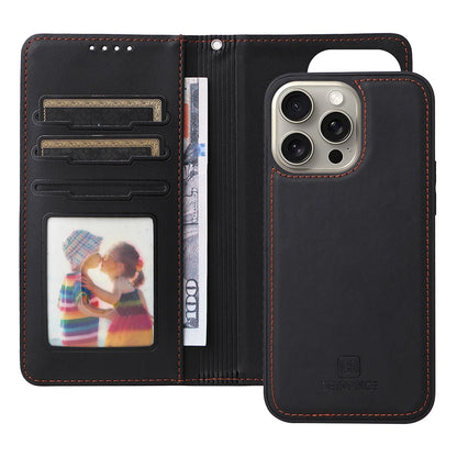 Detachable Magnetic Case for Iphone 16 15 14 13 12 11 Pro Max Mini XR X XS 6 6s 7 8 Plus SE RFID Protect Leather Wallet Cover