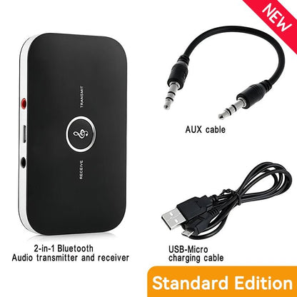 B6 2 IN 1 Bluetooth 5.3 Audio Transmitter Receiver 3.5mm AUX Jack RCA USB Dongle Music Wireless Adapter For Car PC TV Headphone - PhoneStyle