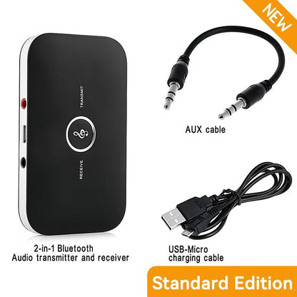 B6 2 IN 1 Bluetooth 5.3 Audio Transmitter Receiver 3.5mm AUX Jack RCA USB Dongle Music Wireless Adapter For Car PC TV Headphone - PhoneStyle