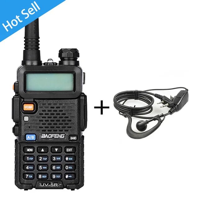 BaoFeng UV - 5R Walkie Talkie Professional CB Radio Baofeng UV5R Transceiver 128CH 5W VHF&UHF Handheld UV 5R For Hunting Radio - PhoneStyle