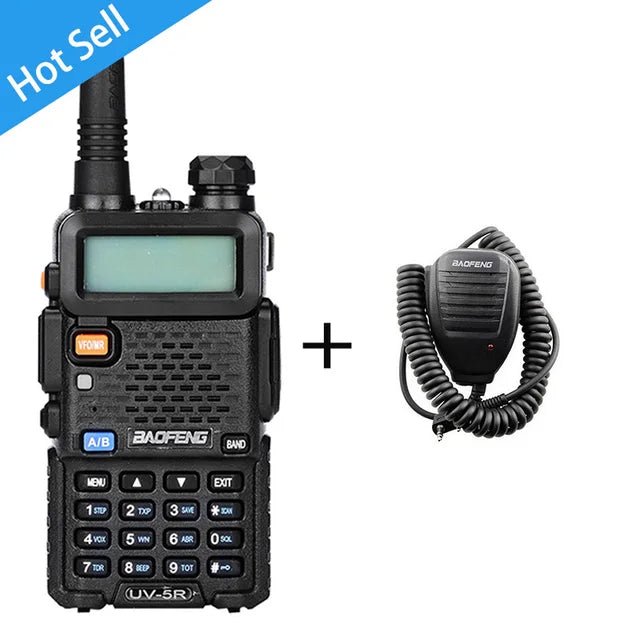BaoFeng UV - 5R Walkie Talkie Professional CB Radio Baofeng UV5R Transceiver 128CH 5W VHF&UHF Handheld UV 5R For Hunting Radio - PhoneStyle