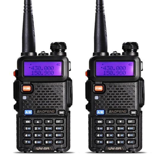 BaoFeng UV - 5R Walkie Talkie VHF/UHF136 - 174Mhz&400 - 520Mhz Dual Band Two way radio Baofeng uv 5r Portable Walkie talkie uv5r - PhoneStyle
