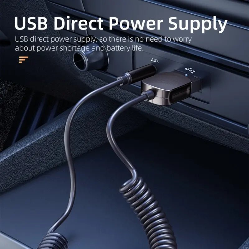 Essager Bluetooth Audio Receiver Dongle USB To 3.5mm Jack Car Audio Aux Bluetooth 5.0 Handsfree Kit For Car Receiver BT Transmit - PhoneStyle