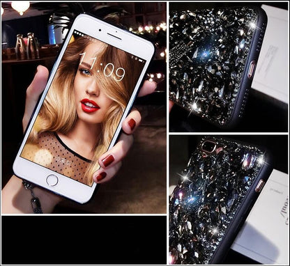 For Huawei P8 P9 P10 P20 Lite Plus Mate 7 8 9 10 Pro Luxury Glitter Back Cover Crystal Bling Diamond rhinestone Phone case - PhoneStyle