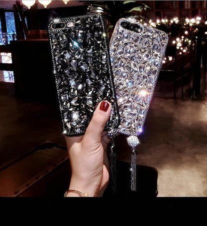 For Huawei P8 P9 P10 P20 Lite Plus Mate 7 8 9 10 Pro Luxury Glitter Back Cover Crystal Bling Diamond rhinestone Phone case - PhoneStyle
