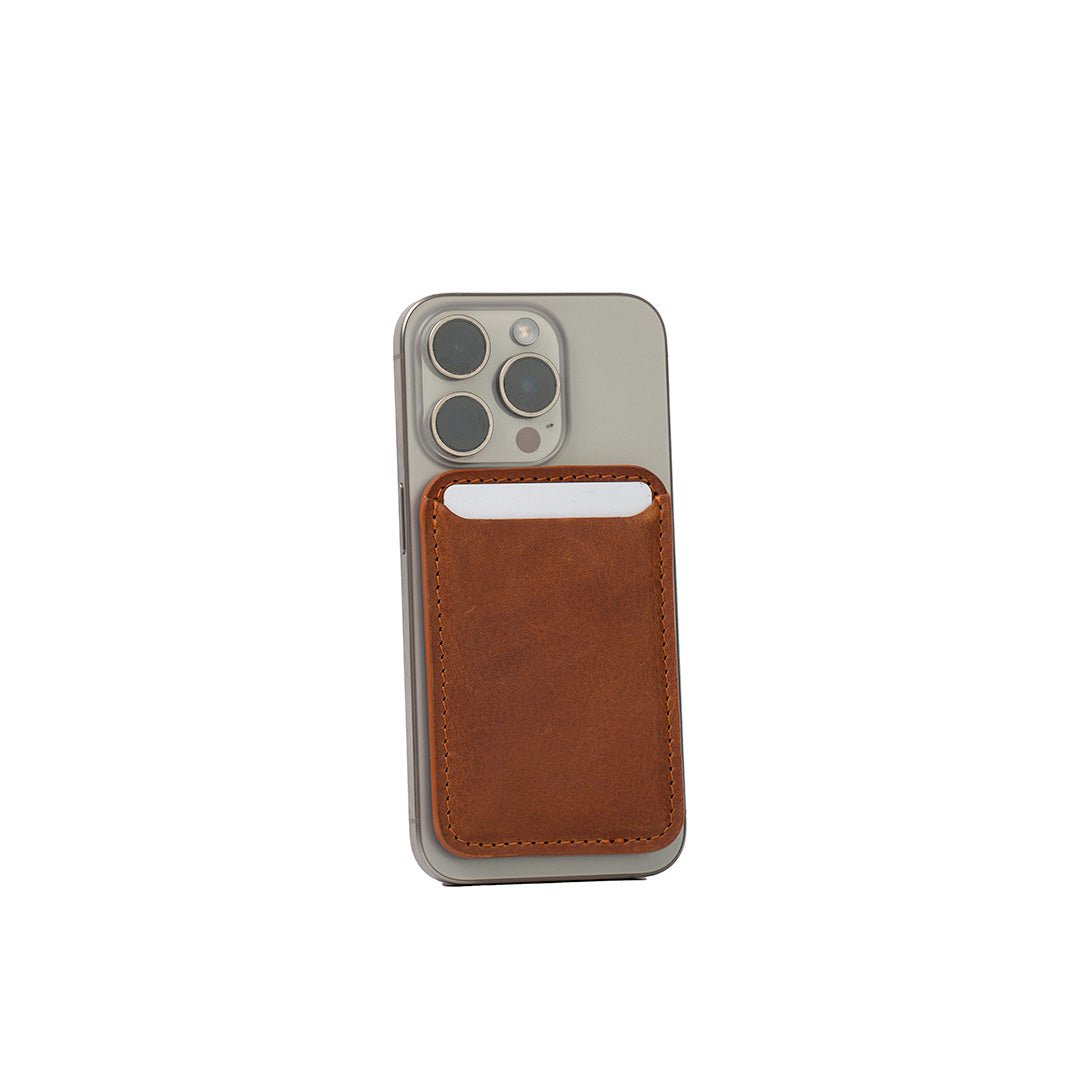 Full - Grain Leather MagSafe wallet - Classic - PhoneStyle