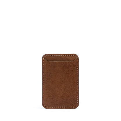 Full - Grain Leather MagSafe wallet - Classic - PhoneStyle