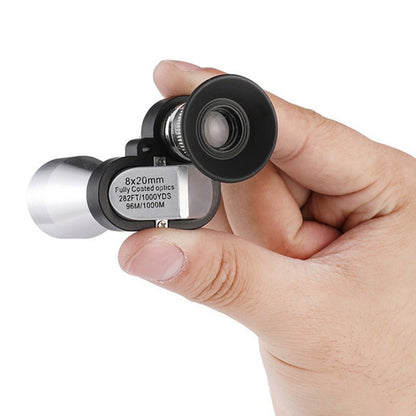 Hd Night Vision Mini Pocket Portable Metal Small Corner Monocular - PhoneStyle
