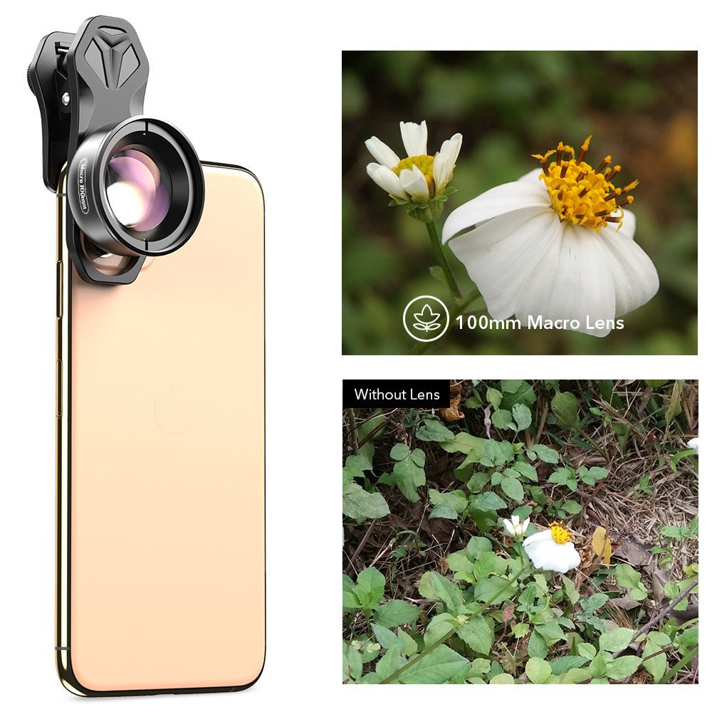 High - Definition Macro Flower Jewelry Lens Shooting Wide Angle Fisheye Telephoto Macro External Mobile Phone Lens - PhoneStyle