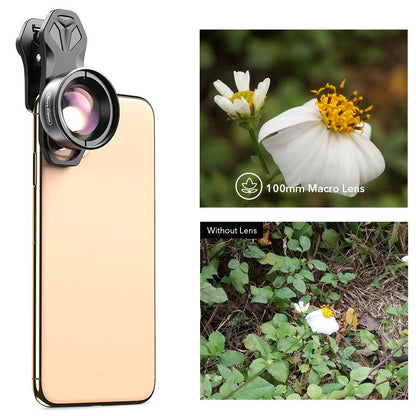 High - Definition Macro Flower Jewelry Lens Shooting Wide Angle Fisheye Telephoto Macro External Mobile Phone Lens - PhoneStyle