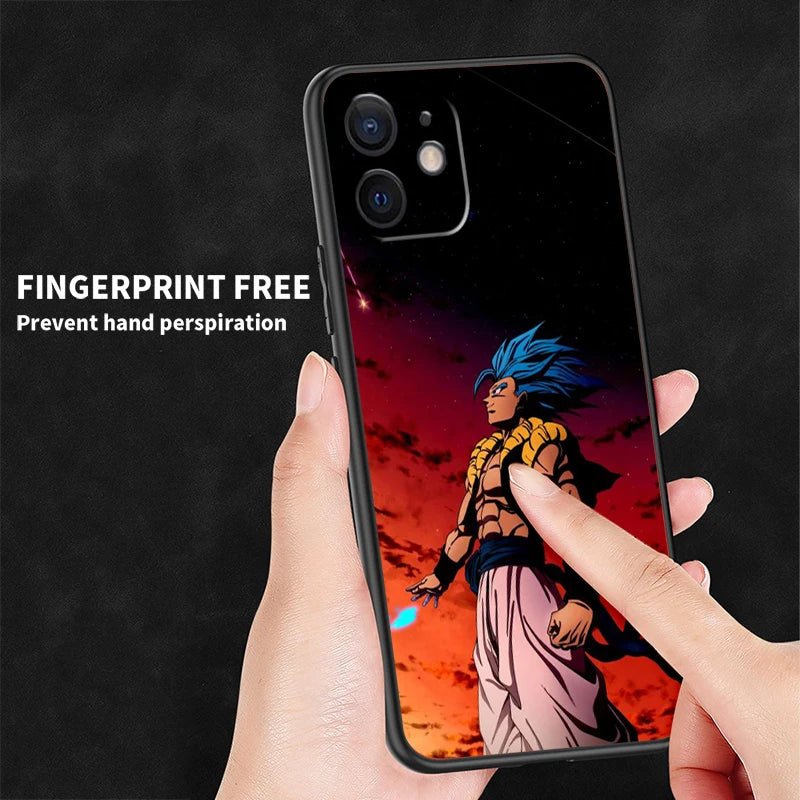Japanese Art D - Dragon Ball Z For Apple iPhone 15 14 13 12 Pro Max Mini 11 Pro XS Max X XR 6 7 8 Plus SE 2020 Black Phone Case - PhoneStyle