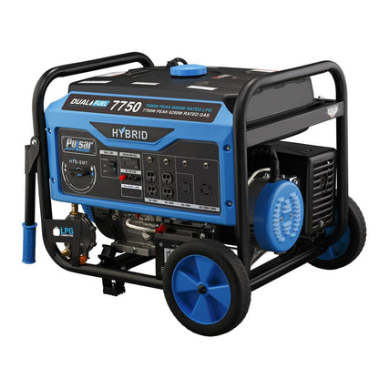 Pulsar 7750/6250 Watt (Gas) 7500/6000 Watt (LP) Dual Fuel Generator PG7750B - PhoneStyle