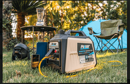 Pulsar Ultra Light Quiet 1600W Portable Gas Inverter Generator CARB Compliant 0.6 - Gallon Fuel Tank - PhoneStyle