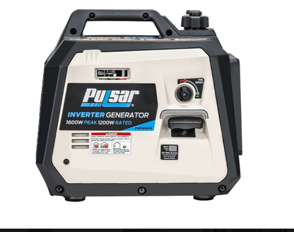 Pulsar Ultra Light Quiet 1600W Portable Gas Inverter Generator CARB Compliant 0.6 - Gallon Fuel Tank - PhoneStyle