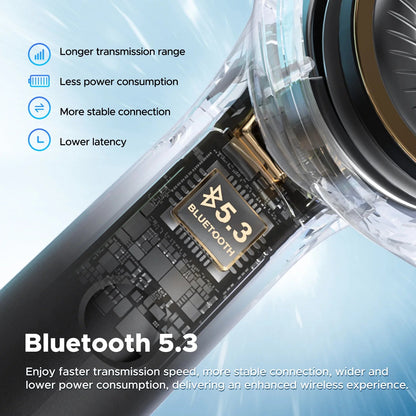 SoundPEATS Air4 Lite Bluetooth 5.3 Wireless Earphone Hi - Res Audio AI call Noise Reduction Eearbuds Support Multipoint Connection - PhoneStyle