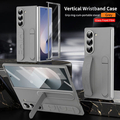 Suitable for Samsung zfold 6 phone case FOLD5 folding official vertical wristband case film integrated anti fall protective case - PhoneStyle