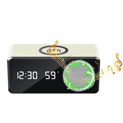 Time display wireless charging Bluetooth speaker compatible clock function thermometer wireless - PhoneStyle