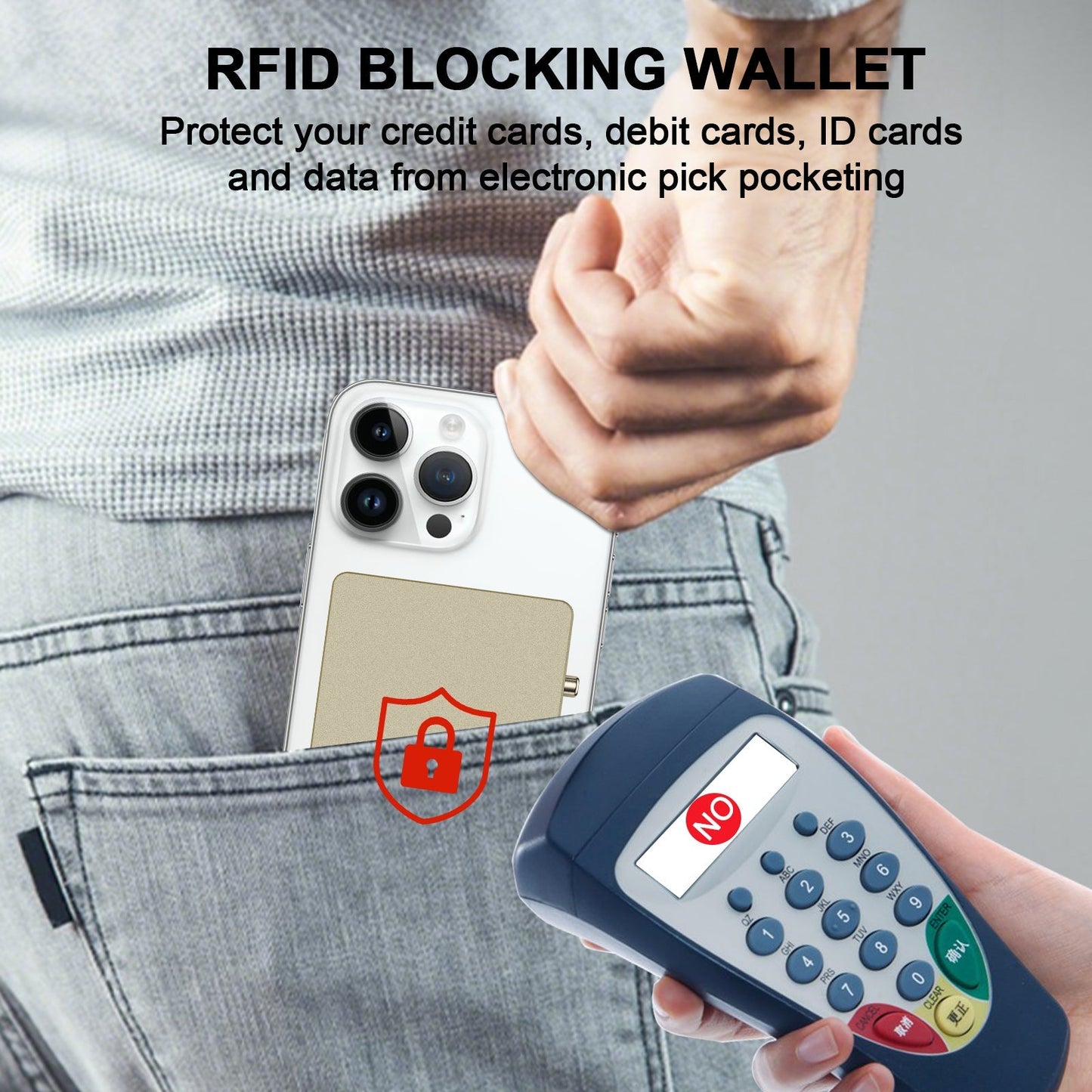 TOYFID All - Aluminum Pop Up Slide Rfid Slim Card Holder Wallet With Airtag Holder - PhoneStyle